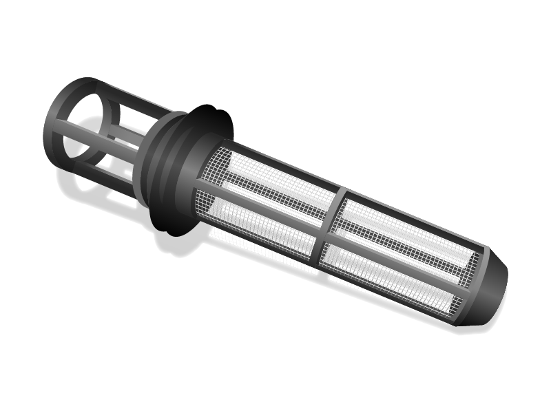 长形网格一体成型过滤器