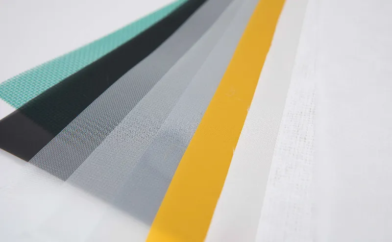 Photographs of materials such as non wovens, fabrics, meshes, and films