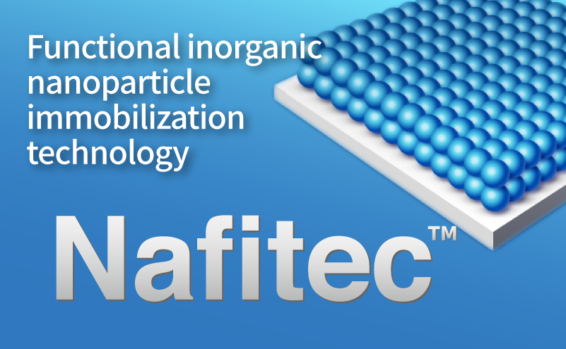 Nafitec™ functional inorganic nanoparticle immobilization technology